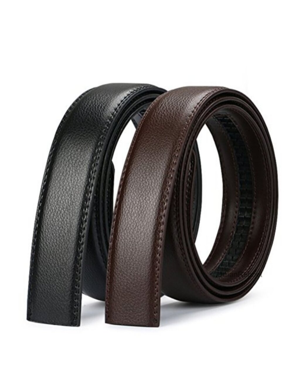 Genuine Leather Ratchet Belt Strap Replacement Only 35mm 1 3/8"